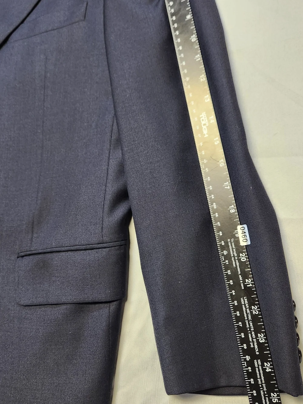 Hickey Freeman Loro Piana Blazer 42R Zelander 100% Wool Navy Sport Coat Italy